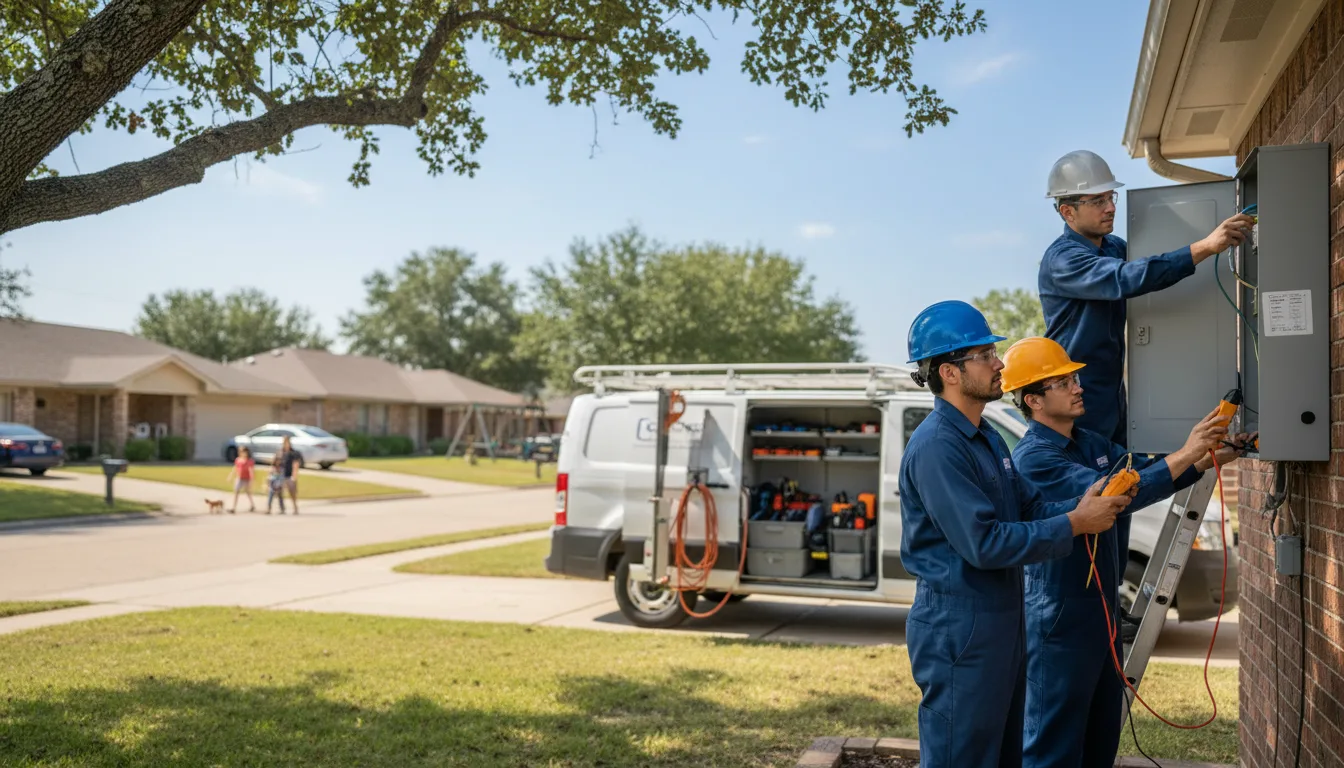 Certified electrician providing emergency electrical services in Broadway, OH